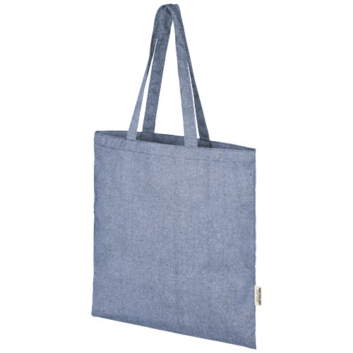 Cabas polycoton recyclé 150gr personnalisable Pheebs Bleu bruyère
